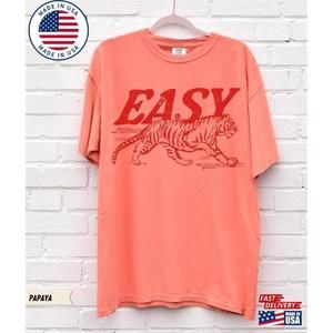 Easy Tiger Tee  Inspired Shirt Trendy T Retro Festival Clothing